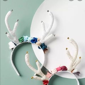 Anthropologie Lena Bekh Dress-Up Antlers Headvand